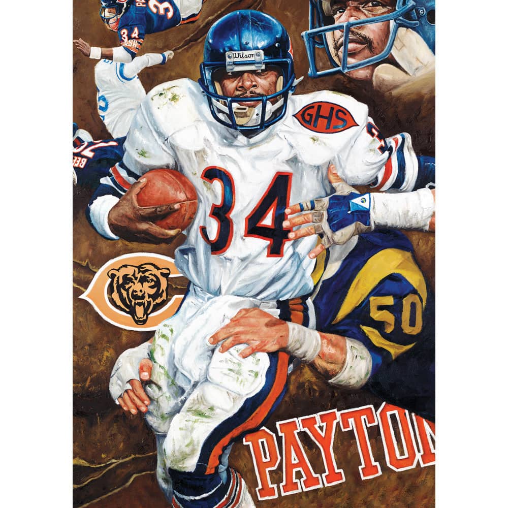 Legends of the Game - Walter Payton 500 Piece Jigsaw Puzzle