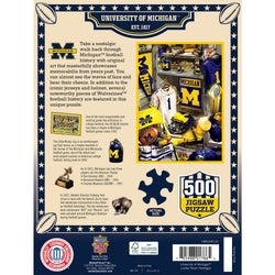 Michigan Wolverines - Locker Room 500 Piece Jigsaw Puzzle (ONLINE ORDER ONLY)