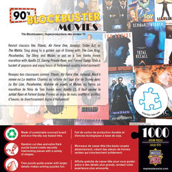 Blockbusters - 90's Movies 1000 Piece Jigsaw Puzzle