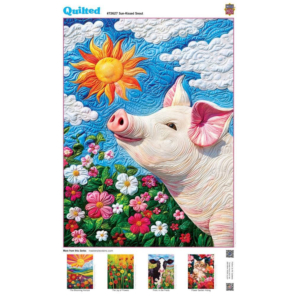 Quilted - Sun-Kissed Snout 1000 Piece Jigsaw Puzzle (ONLINE ORDER ONLY)