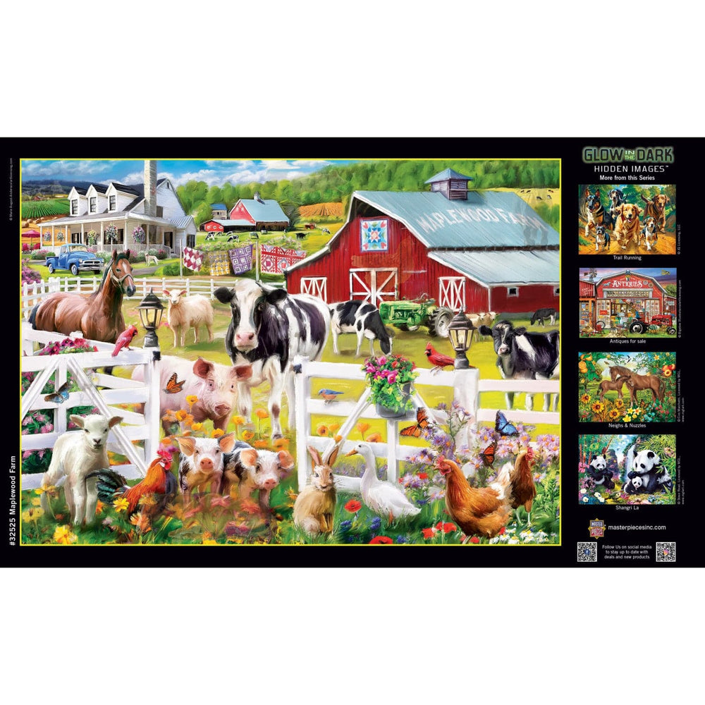Hidden Images - Maplewood Farm 500 Piece Jigsaw Puzzle (ONLINE ORDER ONLY)