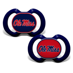 Ole Miss Rebels - Pacifier 2-Pack (ONLINE ORDER ONLY)