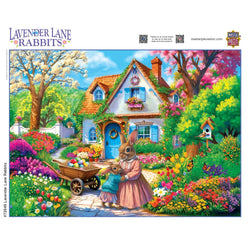 Easter - Lavender Lane Rabbits 1000 Piece Jigsaw Puzzle (ONLINE ORDER ONLY)