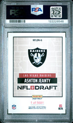 Graded 2025 Panini Instant Ashton Jeanty #NFLDN6 NFL Draft Night Rookie RC Football Card PSA 9 Mint (ONLINE ORDER ONLY)