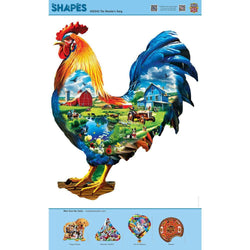 Shapes - The Rooster's Song 500 Piece Jigsaw Puzzle (ONLINE ORDER ONLY)