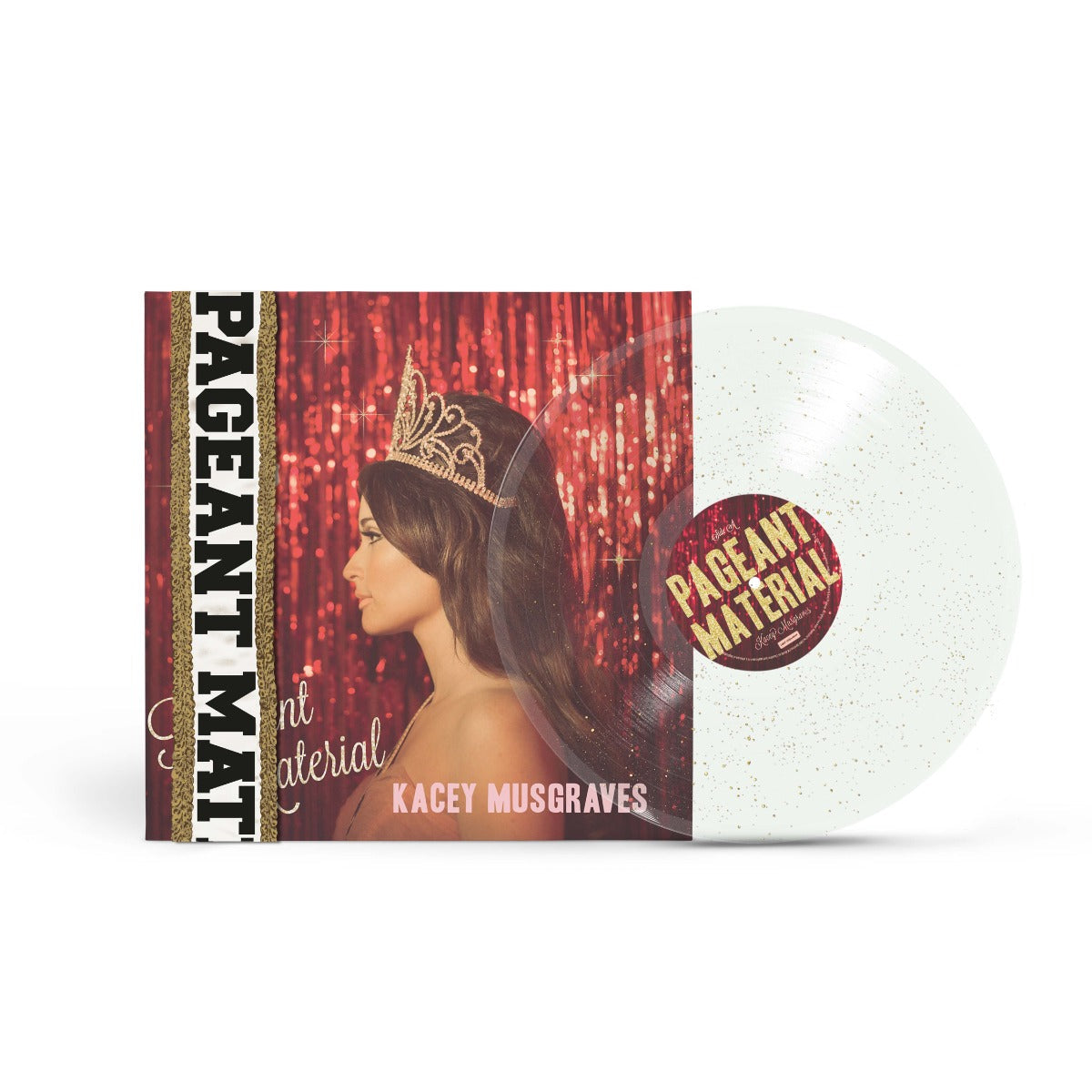 Pageant Material (10 Year Anniversary) [Clear Gold Glitter Lp] [Vinyl] (ONLINE ORDER ONLY)