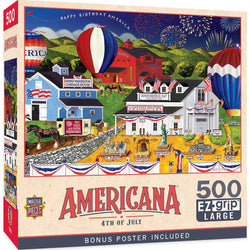 Americana - 4th of July 500 Piece EZ Grip Jigsaw Puzzle (ONLINE ORDER ONLY)