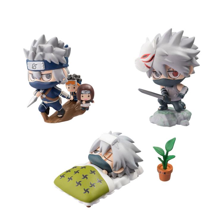 Megahouse Petit Chara Land: Naruto Shippuden - Kakashi Hatake Special Box of 6 Figures (ONLINE ORDER ONLY)
