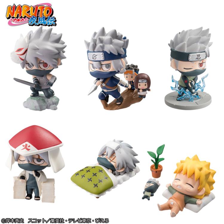 Megahouse Petit Chara Land: Naruto Shippuden - Kakashi Hatake Special Box of 6 Figures (ONLINE ORDER ONLY)