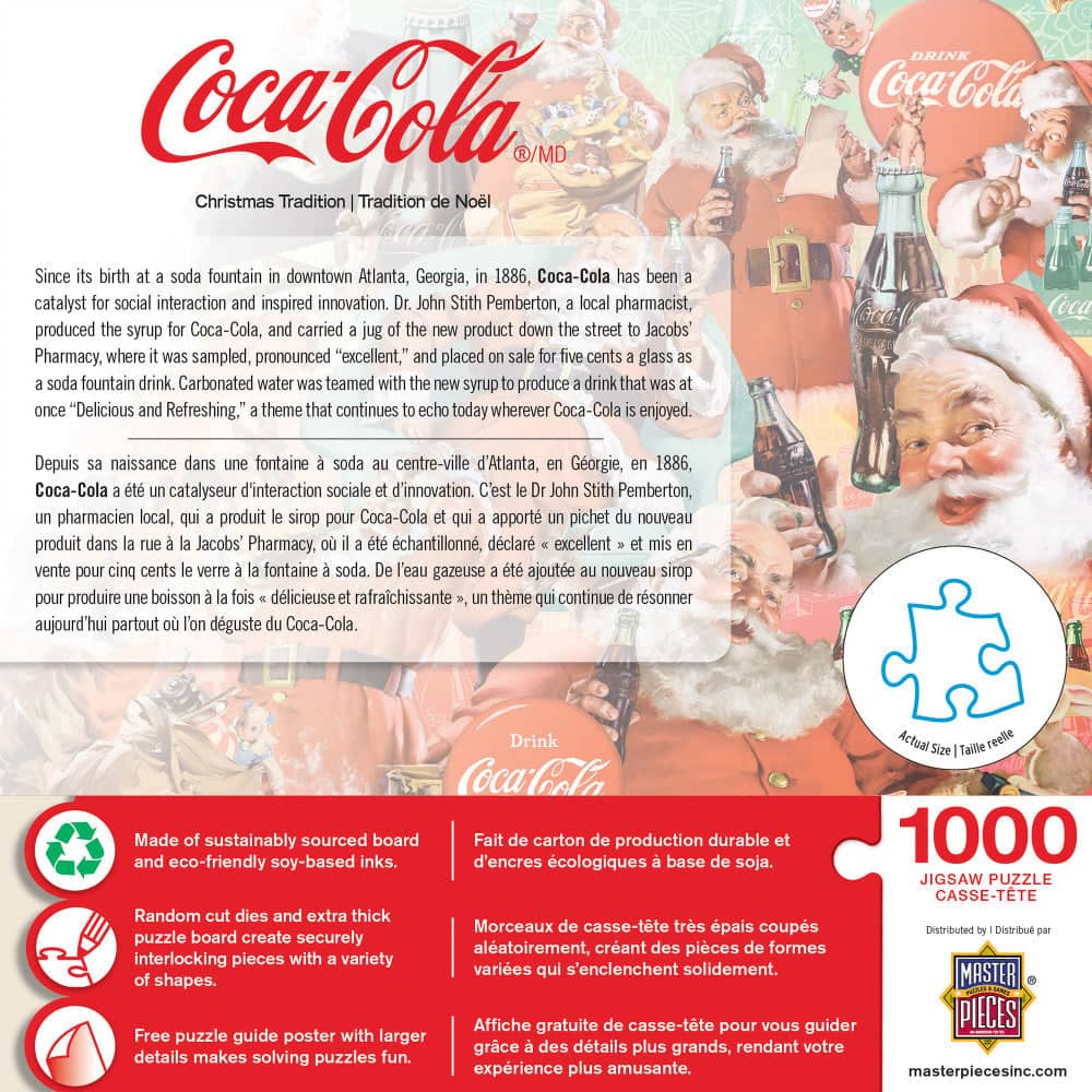Coca-Cola - Christmas Tradition 1000 Piece Puzzle (ONLINE ORDER ONLY)