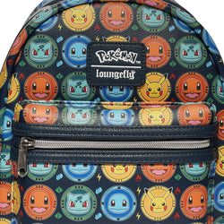 Pokemon Mini Backpack by Loungefly Kanto Starters EE Exclusive (Online Order Only)