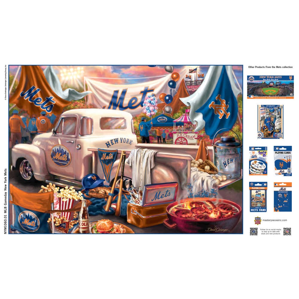 New York Mets - Gameday 1000 Piece Jigsaw Puzzle (ONLINE ORDER ONLY)