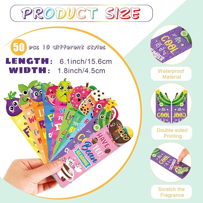 Kawaii Fruity Bookmarks (Online Order Only)