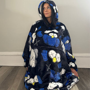 KAWS & ELMO Wearable Blanket Hoodie for Kids & Adults (ONLINE ORDER ONLY)