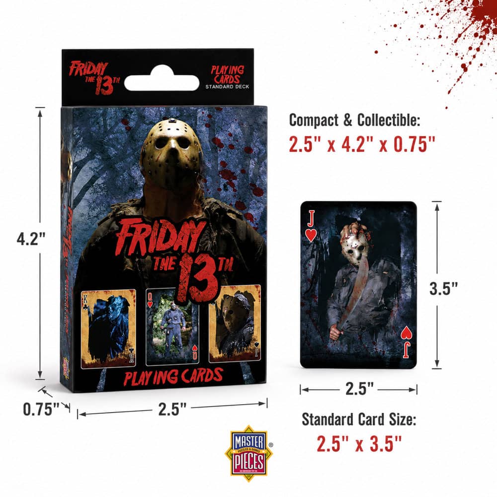 Friday the 13th Playing Cards - 54 Card Deck