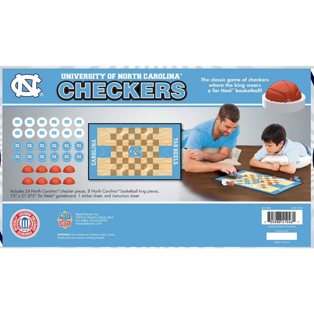 UNC Tar Heels Checkers Board Game (ONLINE ORDER ONLY)