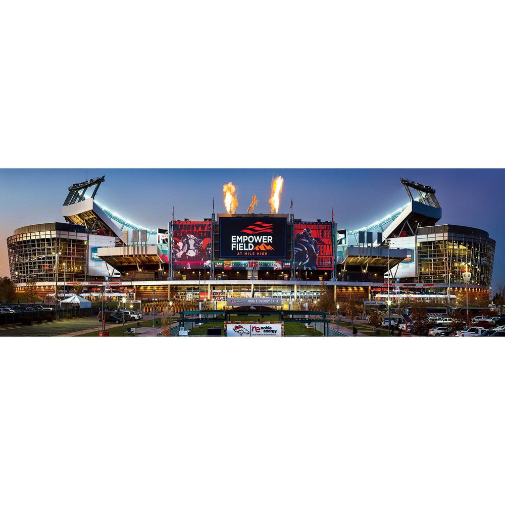 Denver Broncos - Stadium View 1000 Piece Panoramic Jigsaw Puzzle (ONLINE ORDER ONLY)