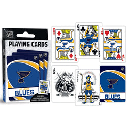 St. Louis Blues Playing Cards - 54 Card Deck (ONLINE ORDER ONLY)