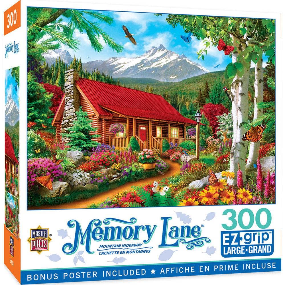 Memory Lane - Mountain Hideaway 300 Piece EZ Grip Jigsaw Puzzle (ONLINE ORDER ONLY)