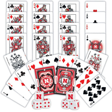 Nebraska Cornhuskers - 2-Pack Playing Cards & Dice Set (ONLINE ORDER ONLY)