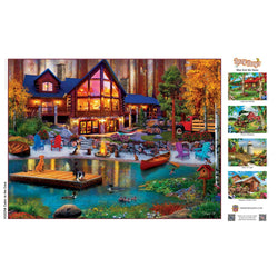 Lazy Days - Cabin in the Cove 750 Piece Jigsaw Puzzle (ONLINE ORDER ONLY)