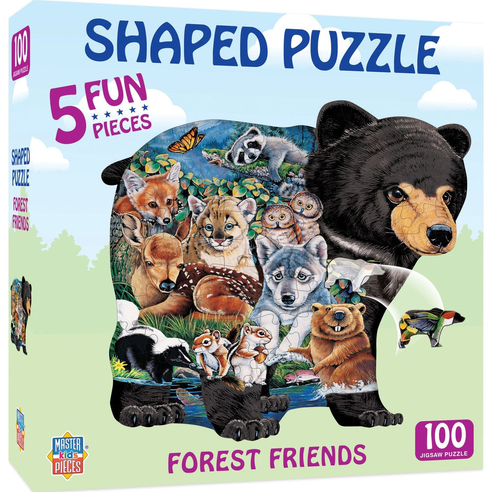 Forest Friends - 100 Piece Shaped Jigsaw Puzzle (ONLINE ORDER ONLY)