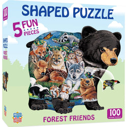 Forest Friends - 100 Piece Shaped Jigsaw Puzzle (ONLINE ORDER ONLY)