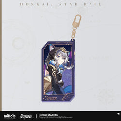 Honkai: Star Rail Invitation From The Stellar Series Glitter Quicksand Acrylic Keychain