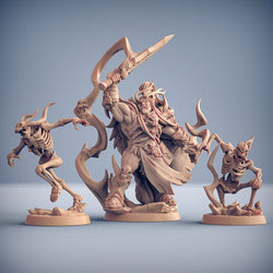 3D Printed Artisan Guild Kentargh Grotar Frostmetal Clan 28mm 32mm (Online Only)