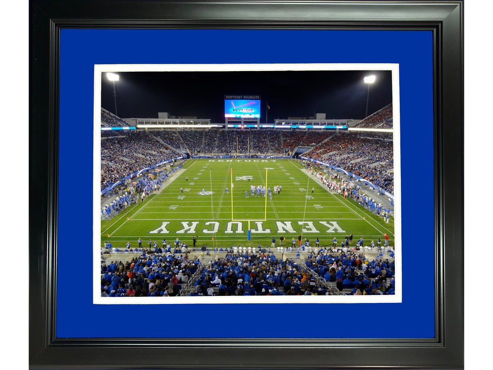 Framed Kroger Field Kentucky Wildcats 11"x14" NCAA Football Photo Professionally Matted (ONLINE ORDER ONLY)