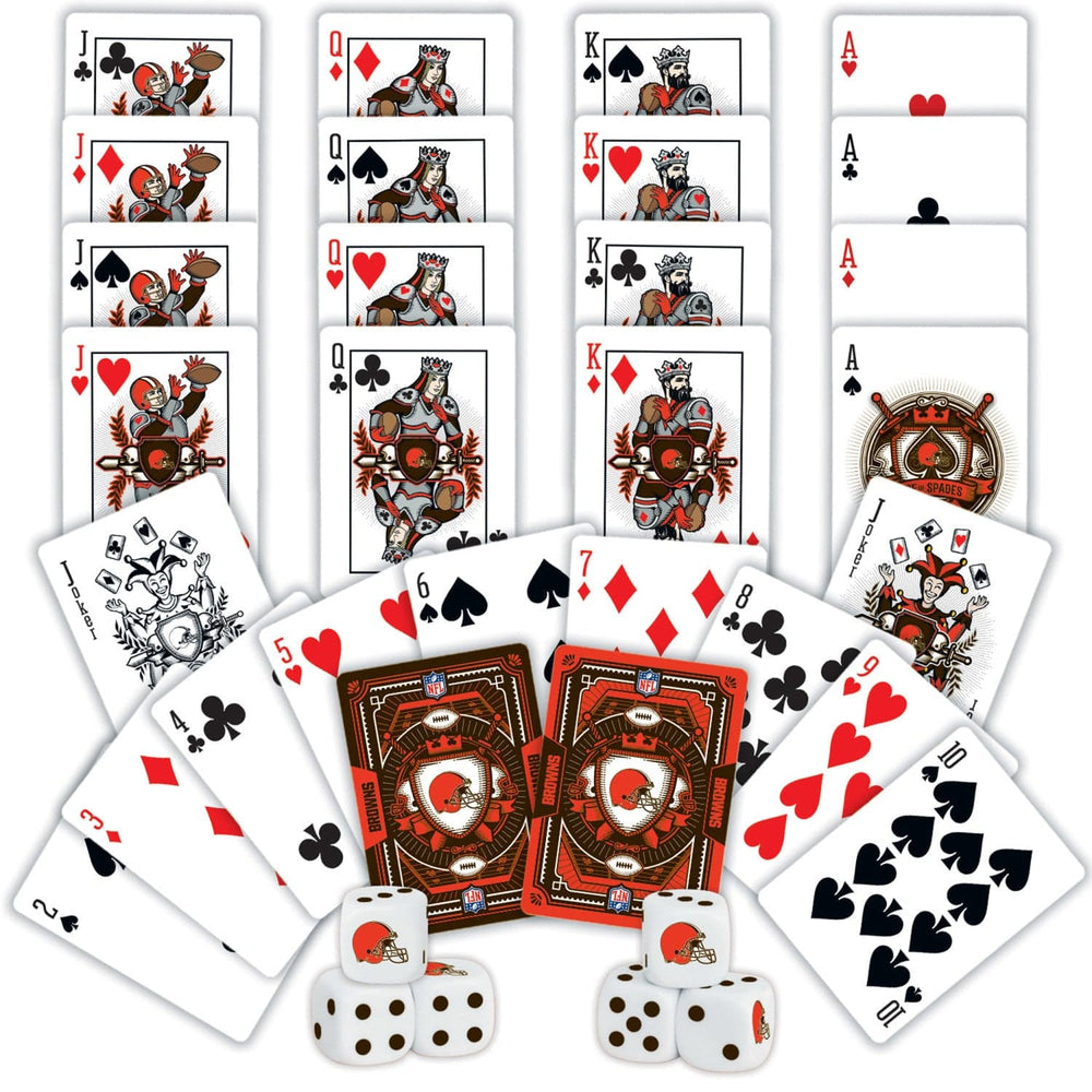 Cleveland Browns - 2-Pack Playing Cards & Dice Set (ONLINE ORDER ONLY)