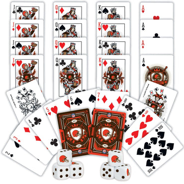 Cleveland Browns - 2-Pack Playing Cards & Dice Set (ONLINE ORDER ONLY)