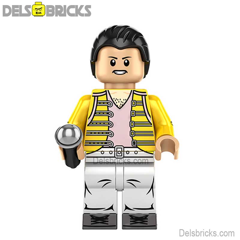 Freddy Mercury Queen Lego Minifigures Custom Music Toys (ONLINE ORDER ONLY)
