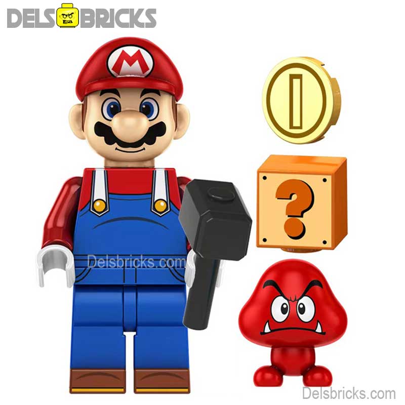 Mario Brothers from Super Mario Lego Minifigures Custom Toys New (ONLINE ORDER ONLY)