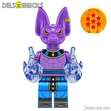 Beerus Dragon Ball Z Lego Minifigures Custom Toys (ONLINE ORDER ONLY)