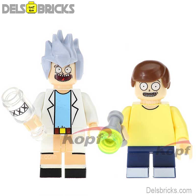 Rick & Morty Lego Minifigures Custom toys (ONLINE ORDER ONLY)