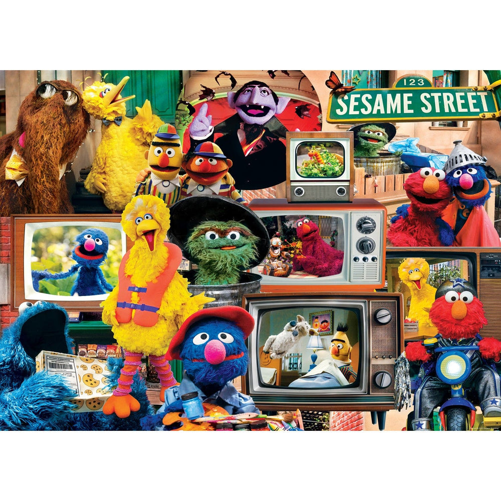 Sesame Street - Big Bird's Block Party 1000 Piece Jigsaw Puzzle (ONLINE ORDER ONLY)
