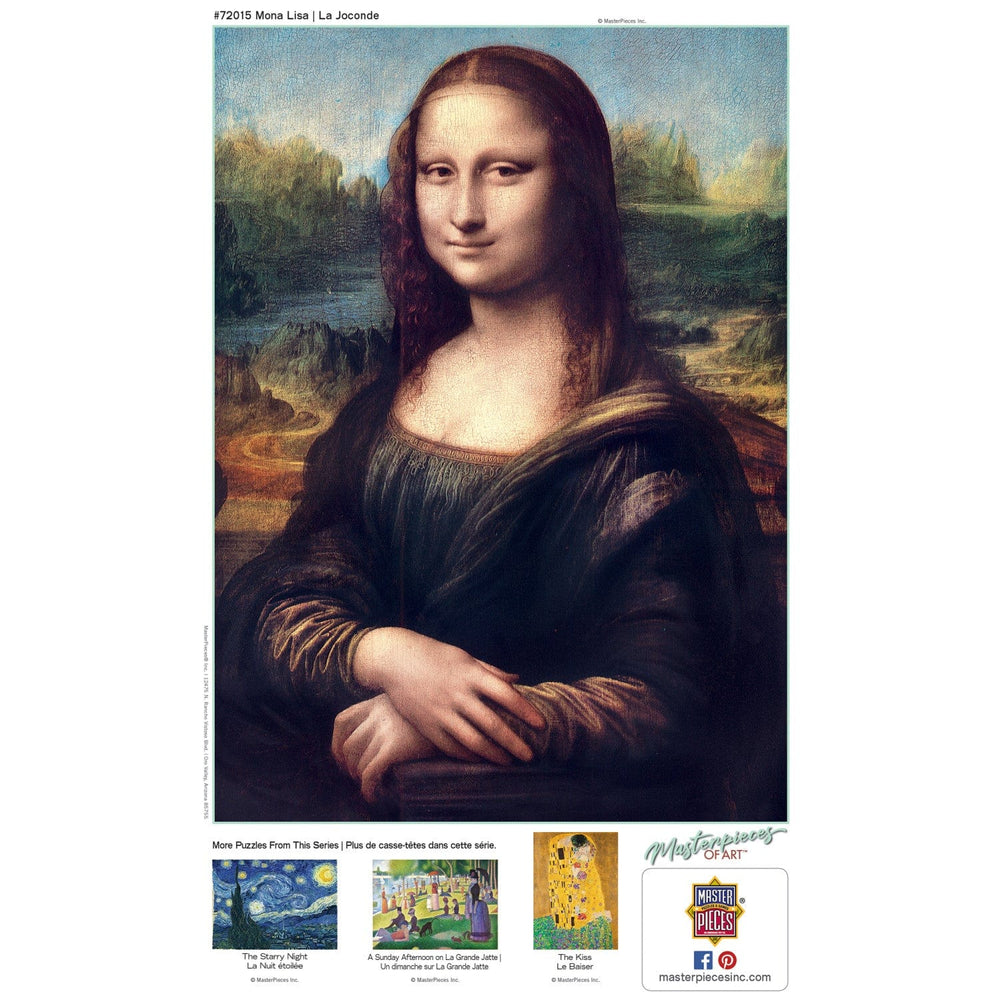MasterPieces of Art - Mona Lisa 1000 Piece Jigsaw Puzzle (ONLINE ORDER ONLY)