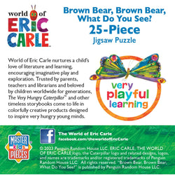 World of Eric Carle - Brown Bear 25 Piece Jigsaw Puzzle (ONLINE ORDER ONLY)