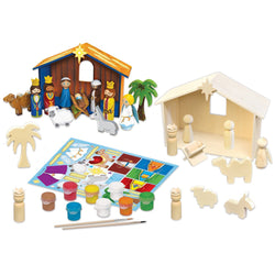 Nativity Scene Wood Craft & Paint Kit (ONLINE ORDER ONLY)