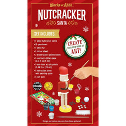 Nutcracker Santa Wood Paint Set