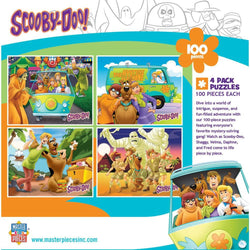 Scooby-Doo! 100 Piece Jigsaw Puzzles 4-Pack