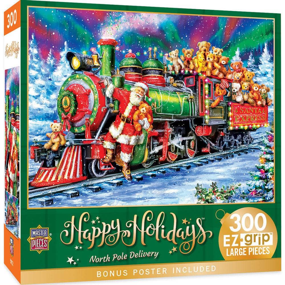 Happy Holidays - North Pole Delivery 300 Piece EZ Grip Jigsaw Puzzle (ONLINE ORDER ONLY)