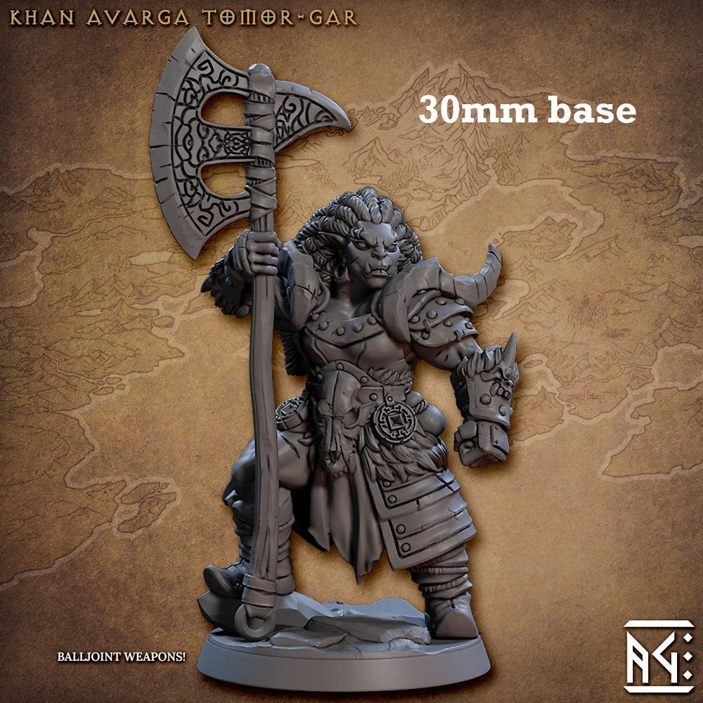 Khan Avarga Tomor-Gar (Female Orc Warlord) (ONLINE ORDER ONLY)