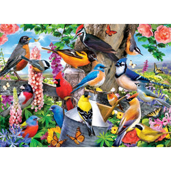 Audubon - Spring Gathering 1000 Piece Jigsaw Puzzle (ONLINE ORDER ONLY)