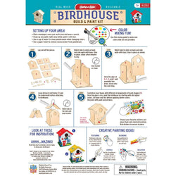 Birdhouse Buildable Wood Craft & Paint Kit (ONLINE ORDER ONLY)