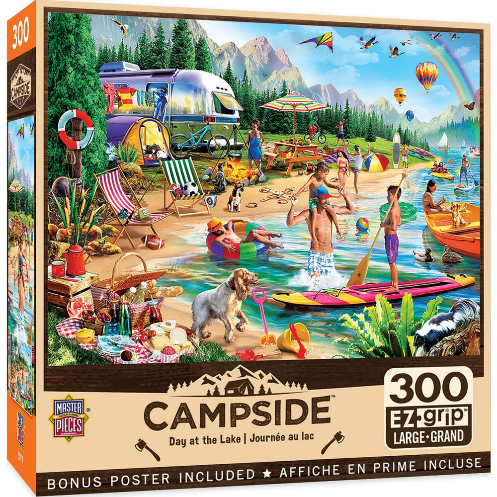 Campside - Day at the Lake 300 Piece EZ Grip Jigsaw Puzzle (ONLINE ORDER ONLY)
