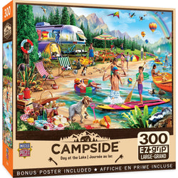 Campside - Day at the Lake 300 Piece EZ Grip Jigsaw Puzzle (ONLINE ORDER ONLY)