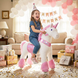 Model U® Unicorn Ride-On Toy Age 7+ – Pink