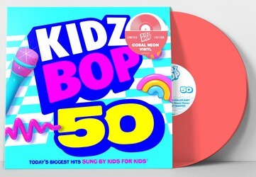 Kidz Bop 50 (Neon Coral Colored Vinyl) [Vinyl] (ONLINE ORDER ONLY)